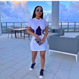 Minaa Monroe Clutched Dress